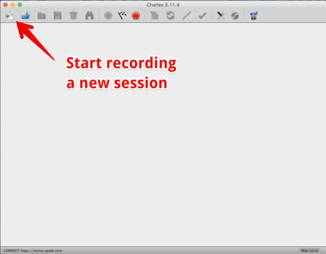 Step 1 - start recording